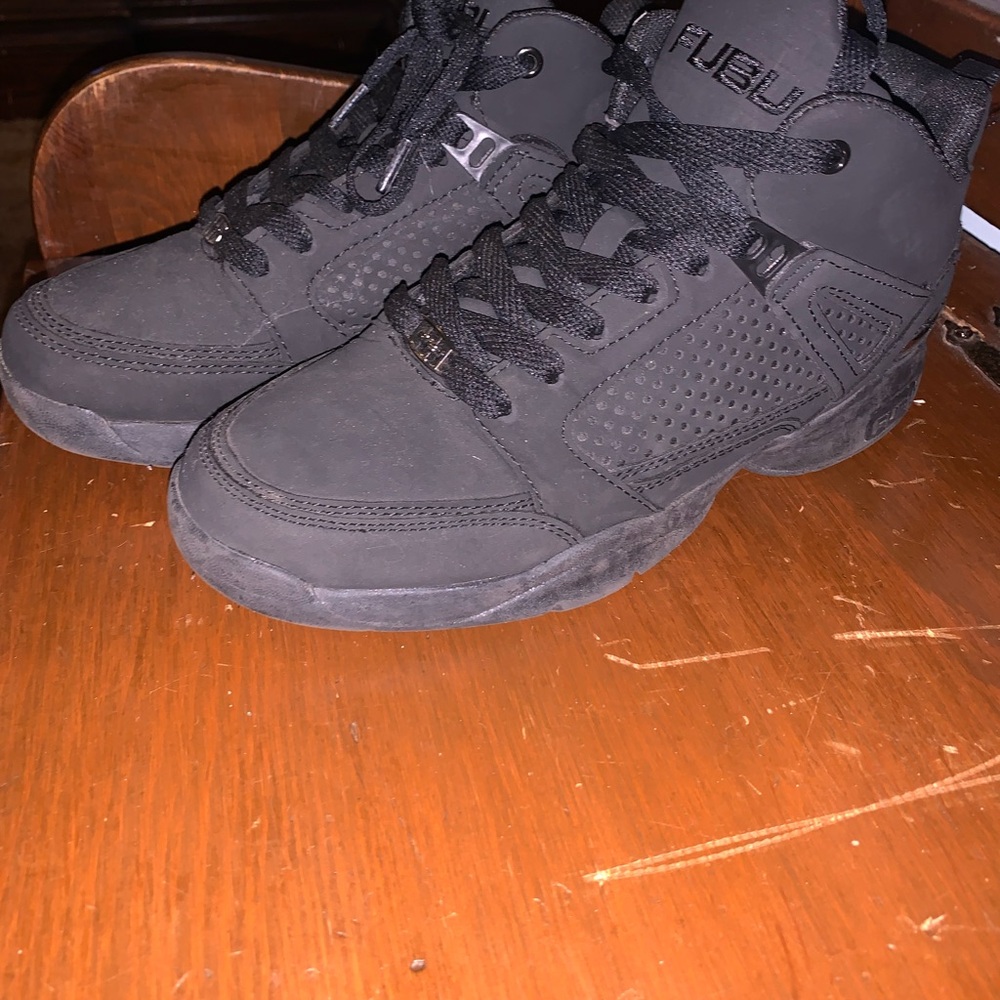 Intel Men's Black High-Top Sneakers